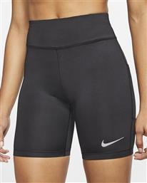 Nike Dri-Fit Fast Αθλητικό Γυναικείο Κολάν-Σορτς Ψηλόμεσο Μαύρο από το Athletix
