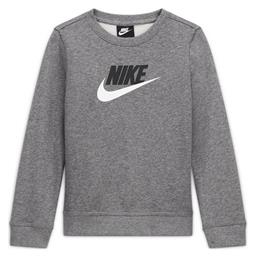 Fleece Παιδικό Φούτερ Γκρι Sportswear Club Nike