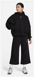 Γυναικείο Ψηλόμεσο Βαμβακερό Capri Παντελόνι Loose Fit Μαύρο Nike