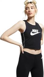 Nike Heritage Αμάνικη Γυναικεία Αθλητική Μπλούζα Μαύρη από το Cosmossport
