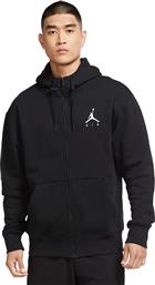 Jordan Jumpman Air Ανδρική Φούτερ Ζακέτα με Κουκούλα και Τσέπες Μαύρη CK6679-010 από το Delikaris-sport