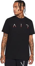Jordan Jumpman Air Αθλητικό Ανδρικό T-shirt Μαύρο με Λογότυπο από το Zakcret Sports