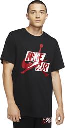 Nike Jordan Jumpman Classics Ανδρικό T-shirt Μαύρο με Λογότυπο από το HallofBrands