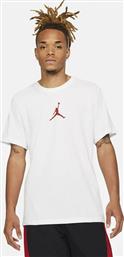Nike Jordan Jumpman Ανδρικό T-shirt Dri-Fit Λευκό με Στάμπα από το HallofBrands