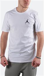 Jordan Sportswear Jumpman Air Αθλητικό Ανδρικό T-shirt Λευκό Μονόχρωμο από το Cosmossport