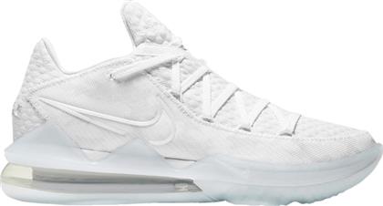 Nike LeBron 17 Low Χαμηλά Μπασκετικά Παπούτσια Λευκά από το Cosmossport