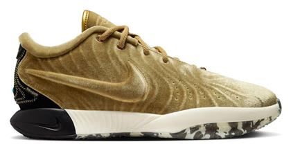 LeBron 21 Μπασκετικά Παπούτσια Metallic Gold / Black / Coconut Milk / Aquamarine Nike