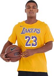 Nike LeBron Αθλητικό Ανδρικό T-shirt Dri-Fit Amarillon με Στάμπα από το Sneaker10