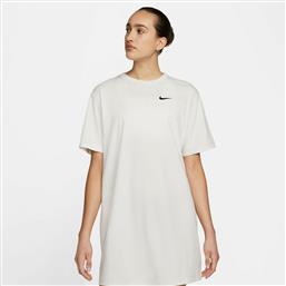Nike Καλοκαιρινό Mini Αθλητικό Φόρεμα T-shirt Κοντομάνικο Λευκό από το Cosmos Sport