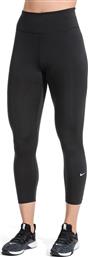 Nike Dri-Fit One Training Γυναικείο Cropped Κολάν Ψηλόμεσο Μαύρο από το Delikaris-sport
