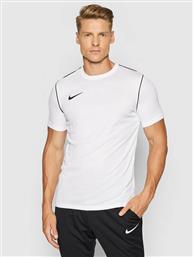 Nike Park 20 Αθλητικό Ανδρικό T-shirt Dri-Fit Λευκό με Λογότυπο