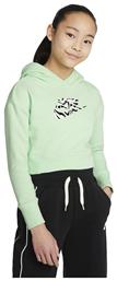 Παιδικό Φούτερ Cropped με Κουκούλα Πράσινο Sportswear Nike