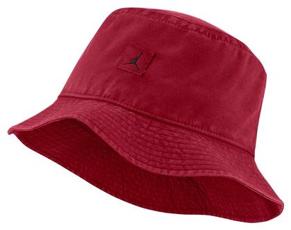 Παιδικό Καπέλο Bucket Υφασμάτινο Jordan Jumpman Washed Κόκκινο Nike