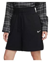 Phoenix Fleece Γυναικεία Αθλητική Βερμούδα Μαύρη Nike