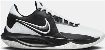 Nike Precision 6 Χαμηλά Μπασκετικά Παπούτσια Black / White