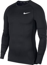 Nike Pro Ανδρική Ισοθερμική Μακρυμάνικη Μπλούζα Compression Μαύρη από το SportGallery