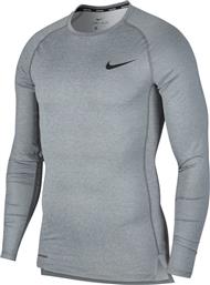 Nike Pro Ανδρική Ισοθερμική Μακρυμάνικη Μπλούζα Compression Γκρι από το SportGallery