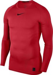 Nike Pro Ανδρική Ισοθερμική Μακρυμάνικη Μπλούζα Compression Κόκκινη από το SportGallery