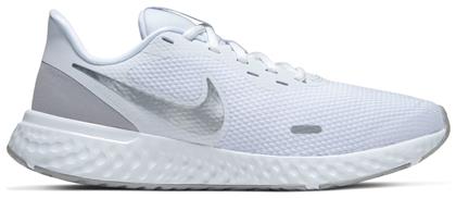 Nike Revolution 5 Γυναικεία Αθλητικά Παπούτσια Running White / Wolf Grey / Pure Platinum από το MyShoe