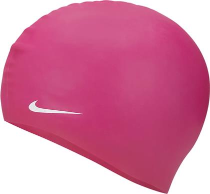 Nike Solid Σκουφάκι Κολύμβησης Ενηλίκων από Σιλικόνη Ροζ