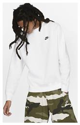 Sportswear Club Ανδρικό Φούτερ Λευκό Nike