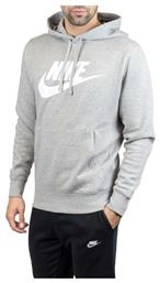 Sportswear Club Ανδρικό Φούτερ με Κουκούλα και Τσέπες Heather Grey Nike