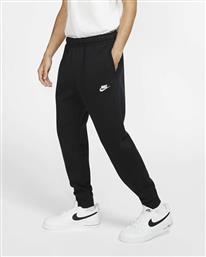 Nike Sportswear Club Παντελόνι Φόρμας με Λάστιχο Fleece Μαύρο από το Cosmos Sport