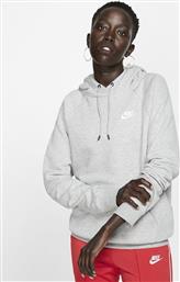 Nike Sportswear Essentials Γυναικείο Φούτερ με Κουκούλα Dark Grey Heather από το Cosmos Sport