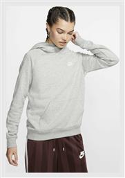 Sportswear Essentials Φούτερ Γκρι με Κουκούλα Nike