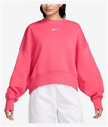 Sportswear Phoenix Μακρύ Γυναικείο Φούτερ Pink Nike