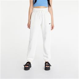 Nike Sportswear Phoenix Παντελόνι Γυναικείας Φόρμας με Λάστιχο Λευκό Fleece