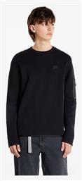 Sportswear Tech Fleece Ανδρική Μπλούζα Μακρυμάνικη Μαύρη Nike