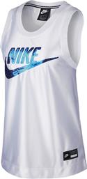 Nike Αμάνικη Γυναικεία Αθλητική Μπλούζα σε Λευκό χρώμα από το SportsFactory