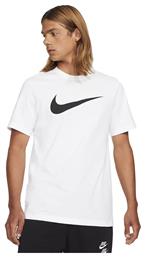 Sportwear Icon Swoosh Ανδρικό T-shirt Λευκό με Λογότυπο Nike
