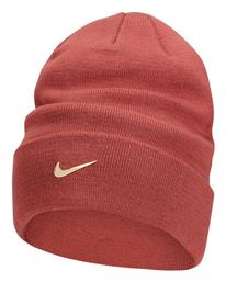 Swoosh Beanie Ανδρικός Σκούφος Πλεκτός Canyon Rust/Metallic Gold Nike από το Cosmossport