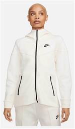 Tech Fleece Windrunner Ζακέτα Beige με Κουκούλα Nike