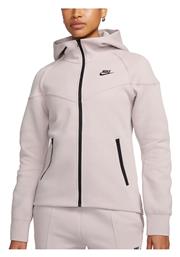 Tech Fleece Windrunner Γυναικεία Ζακέτα Φούτερ με Κουκούλα Χρυσό Nike
