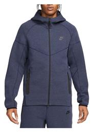 Tech Fleece Windrunner Ζακέτα Μπλε με Κουκούλα Nike