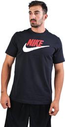Nike Tee Brand Mark AR4993-013 Black / Red από το Cosmossport