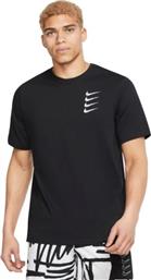 Nike Training Swoosh Logo CT6464-010 Black από το HallofBrands