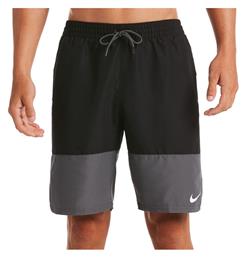 Volley Ανδρικό Μαγιό Σορτς Black / Grey με Ρίγες Nike