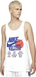 World Tour Ανδρική Μπλούζα Αμάνικη Λευκή Nike
