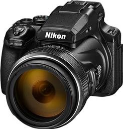 Nikon Coolpix P1000 Compact Φωτογραφική Μηχανή 16MP Οπτικού Ζουμ 125x με Οθόνη 3.2'' και Ανάλυση Video 4K UHD Μαύρη