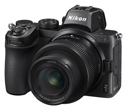 Nikon Mirrorless Φωτογραφική Μηχανή Z5 Full Frame Kit (Z 24-50mm F4-6.3) Black