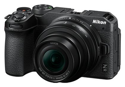 Z 30 Kit (Z DX 16-50mm F3.5-6.3 VR) Μαύρη Nikon