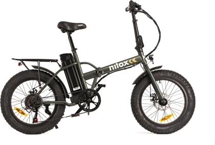 Nilox Doc X8 Plus 20'' Πράσινο Ηλεκτρικό Ποδήλατο Trekking με 7 Ταχύτητες και Δισκόφρενα