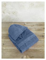 Μπουρνούζι με Κουκούλα Blue Nima