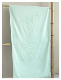 Kids Πετσέτα Θαλάσσης 70x140 Little Mermaid Jacquard Τιρκουάζ Nima
