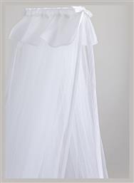 Κουνουπιέρα Κούνιας Nappy Βαμβακερή Λευκή 240x600εκ. Nima