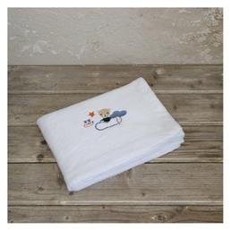 Κουβέρτα Κούνιας Nighty Night Βαμβακερή Λευκή 110x140εκ. Nima